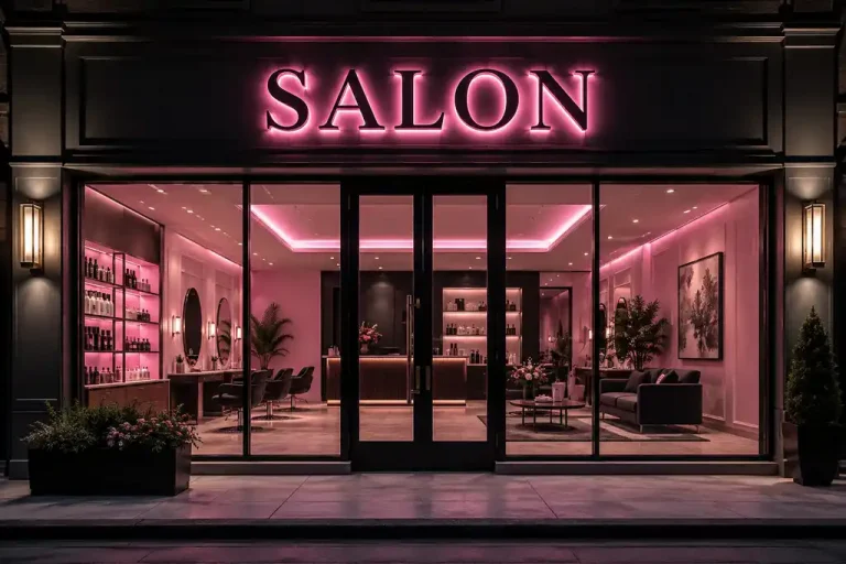 Beauty Salon Channel Letters
