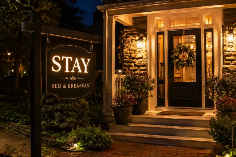 B&B / Homestay Channel Letters