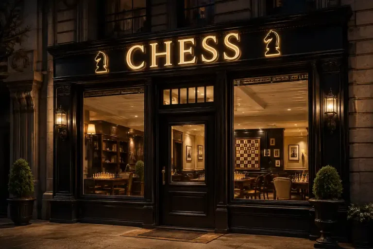 Chess Club Channel Letters