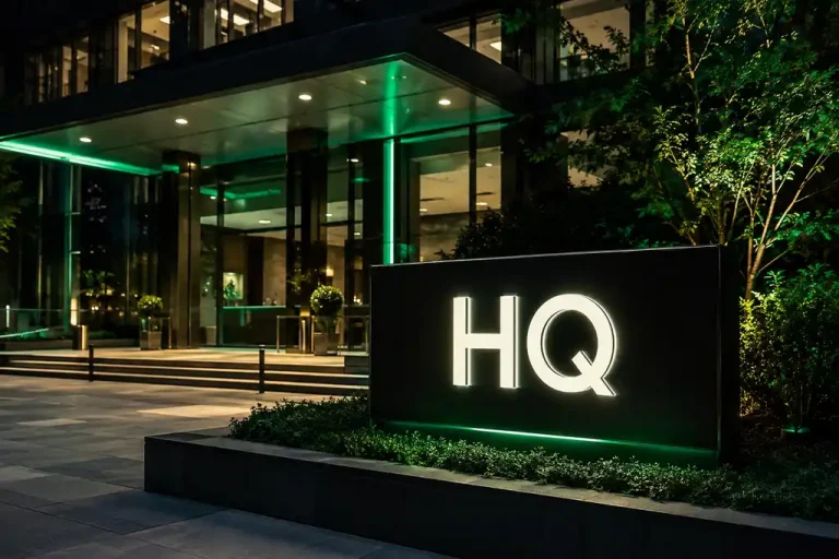 Corporate HQ Channel Letters