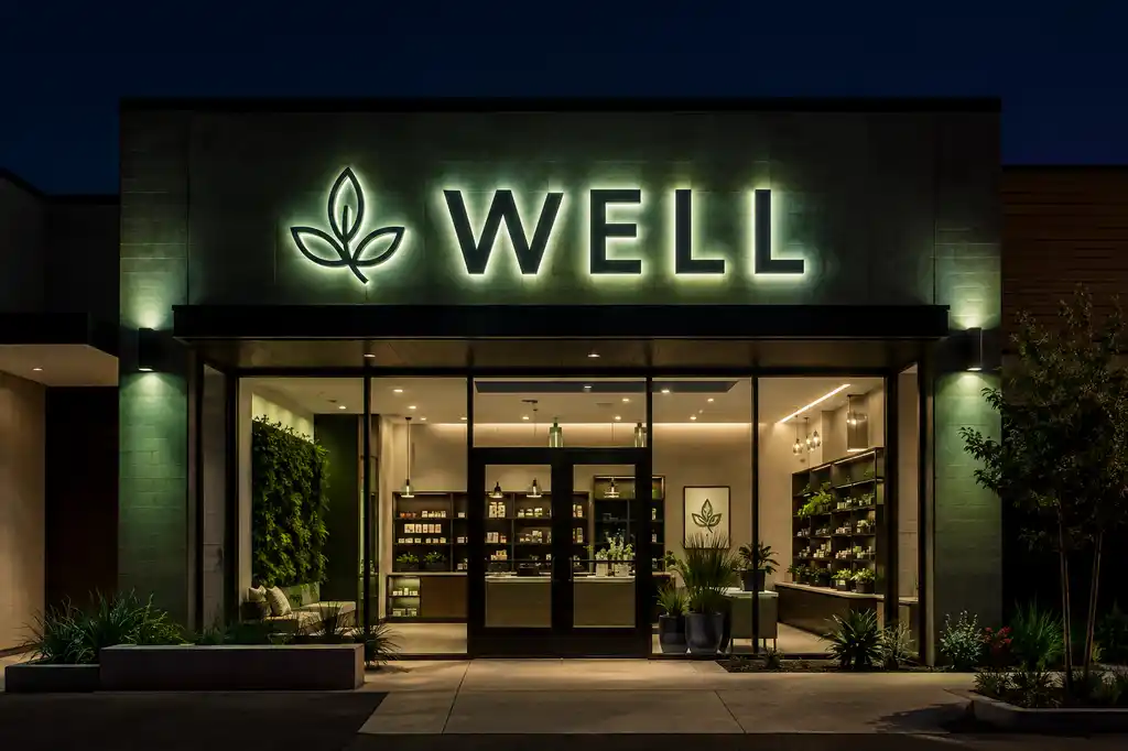 Dispensary Channel Letters — Day sample