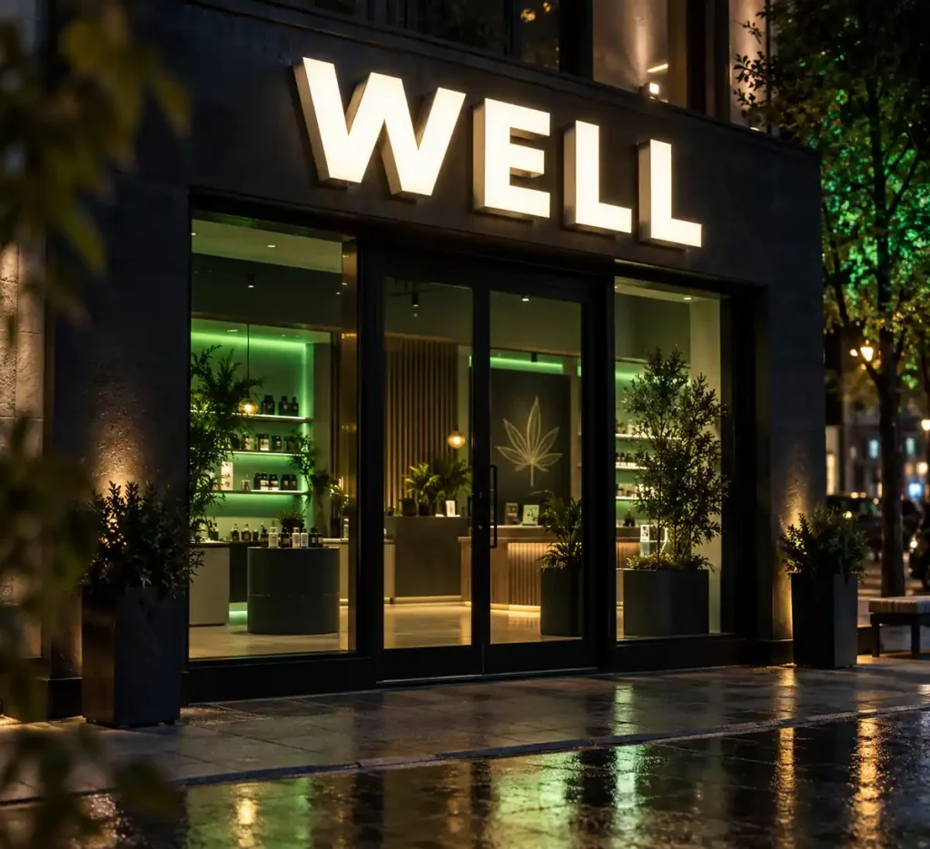 Dispensary Front Lit Channel Letters — Day sample