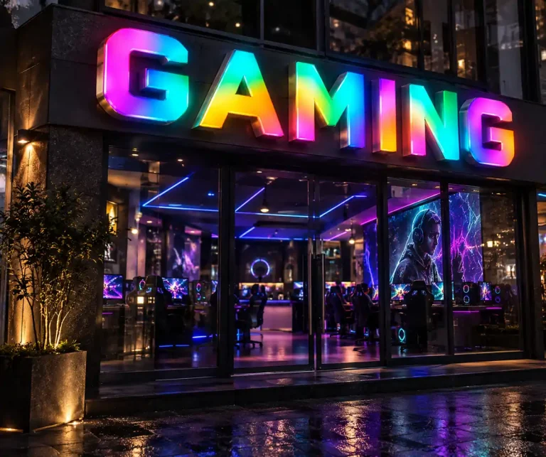 Esports Cafe Dynamic Luminous Sign