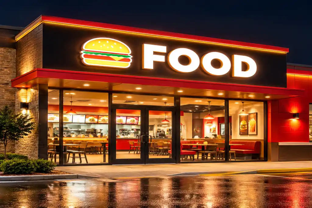 Fast Food Channel Letters — Day sample