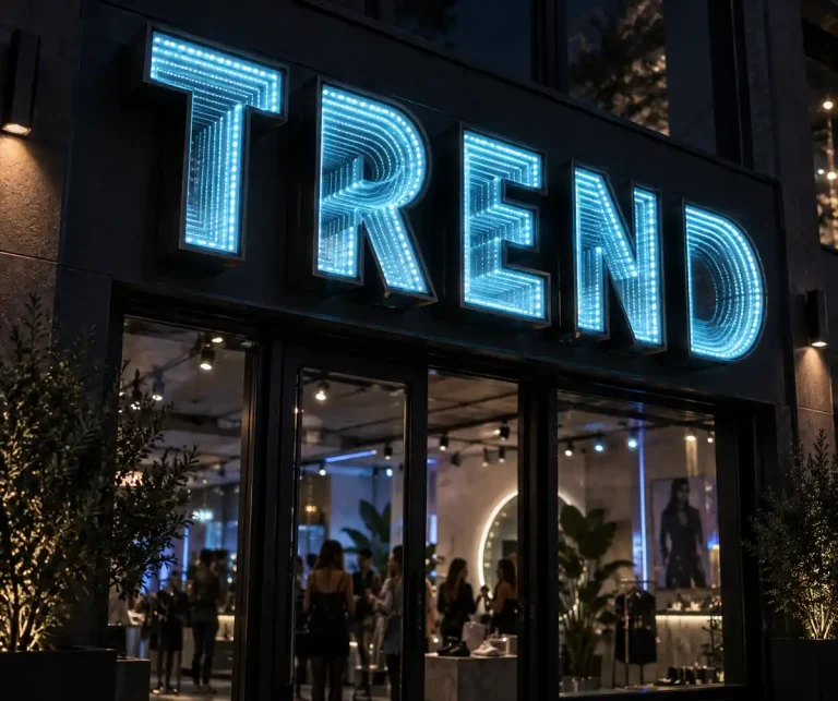 Trendy Spot Infinity Mirror Letters