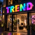 Trendy Spot Dynamic Luminous Sign