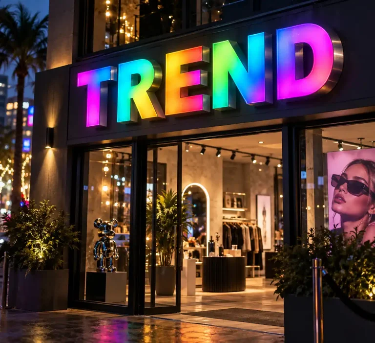 Trendy Spot Dynamic Luminous Sign