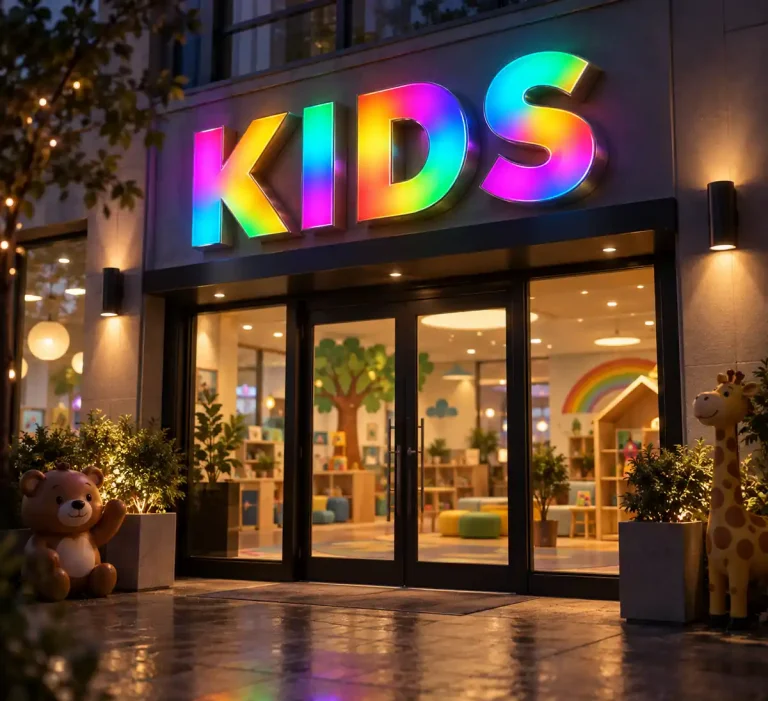 Kindergarten Dynamic Luminous Sign