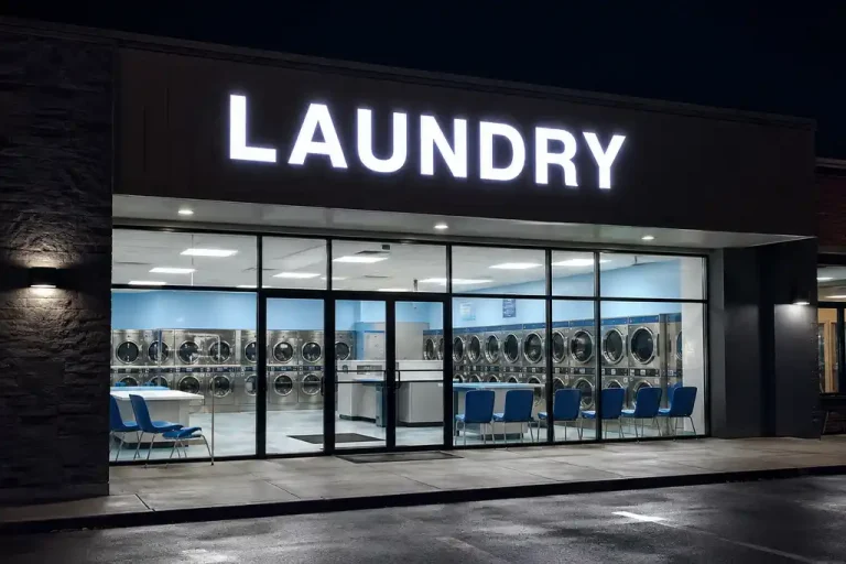 Laundromat Channel Letters