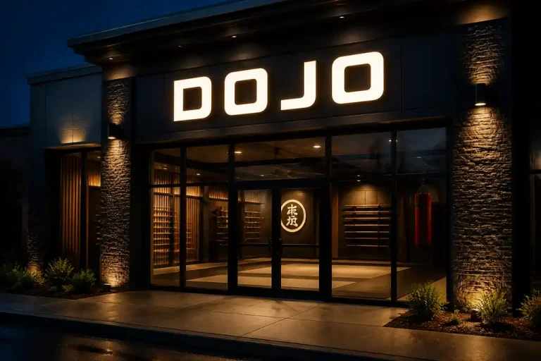 Martial Arts Gym Channel Letters