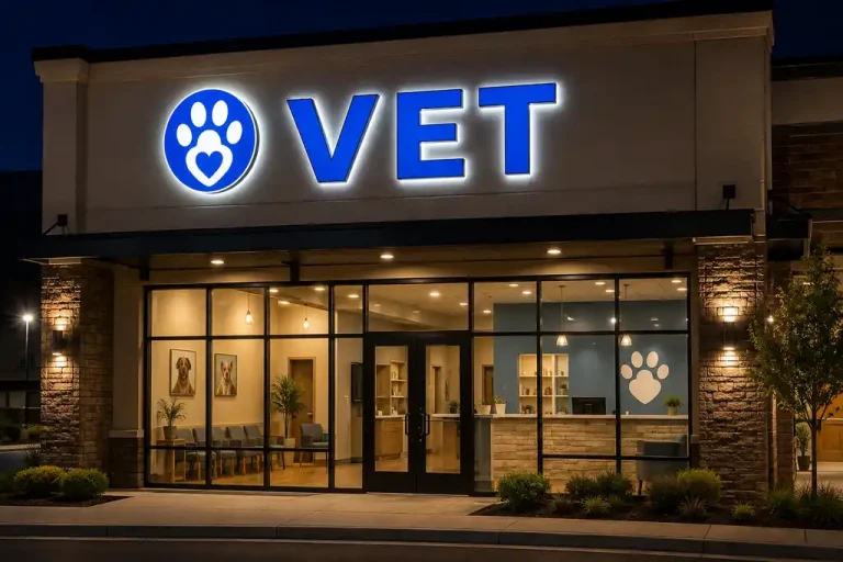 Veterinary Hospital Channel Letters