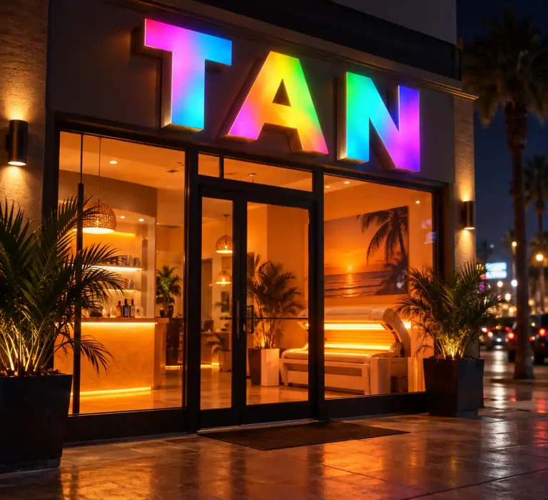 Tanning Salon Dynamic Luminous Sign
