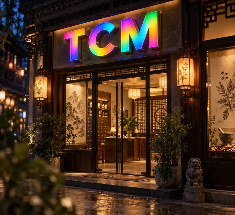 TCM Clinic Dynamic Luminous Sign