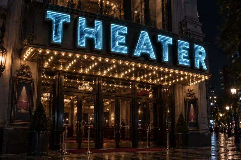 Theater Infinity Mirror Letters