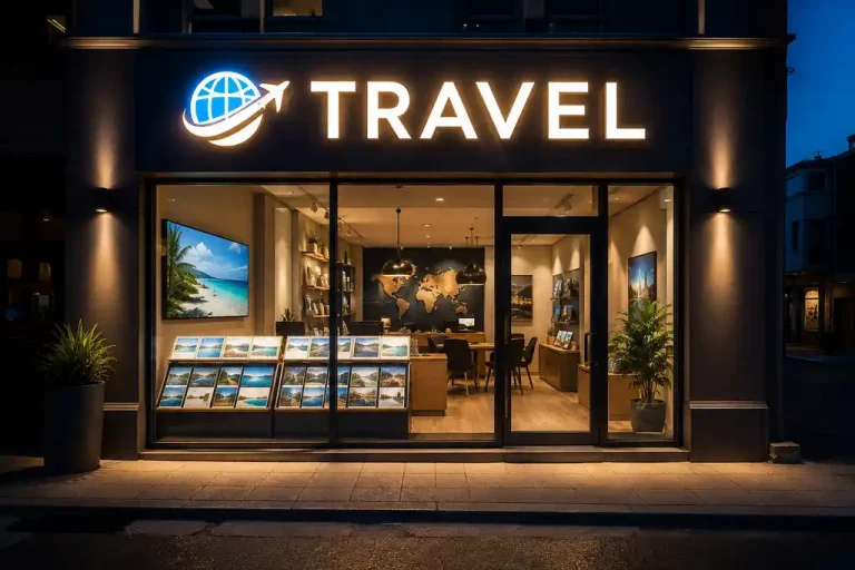 Travel Agency Channel Letters