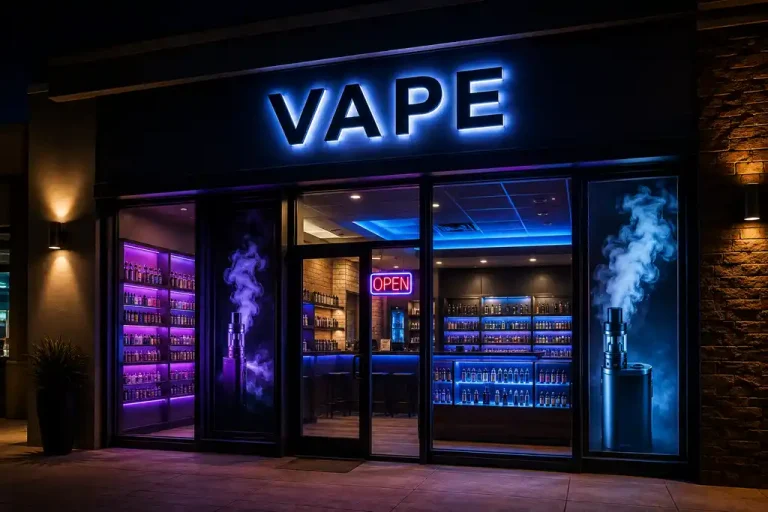 Vape Shop Channel Letters