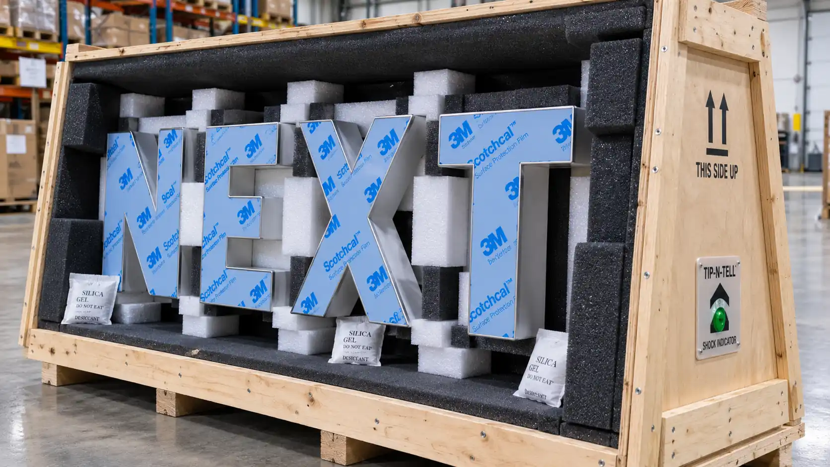 Shipping, Crating & Receiving Channel Letters: Avoid Damage